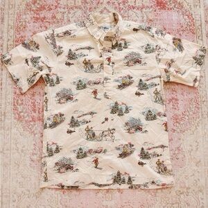 Reyn Spooner, Men’s 1960’s Cream Winter T-Shirt